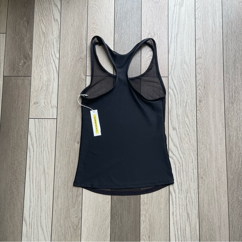 Summersalt Black Racerback Tank - Picture 4 of 7